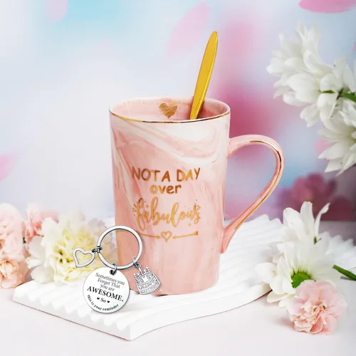 Miniatura 5 de Jumway Not A Day Over Fabulous Juego de Tazas de Regalo - Regalos de Cumpleaños para Mujeres - Divertidas Ideas de Regalo de Cumpleaños para Ella