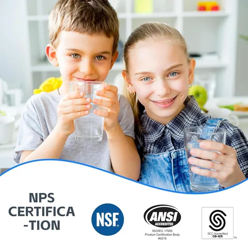 Miniatura 5 de BLUERISE Filtro de agua de 5 micrones de 10" x 2.5" de repuesto para sedimentos para toda la casa, cartucho de repuesto para filtro de agua