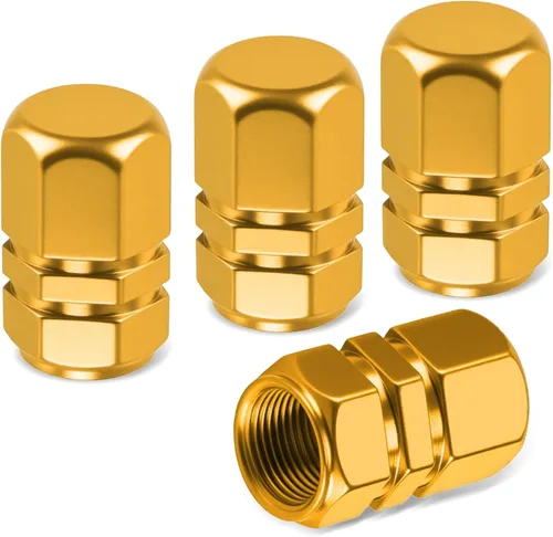 Miniatura 15 de 4 tapas de vástago de válvula de neumático de automóvil, tapas de vástago de neumático, tapas de aire antirrobo para neumáticos de rueda