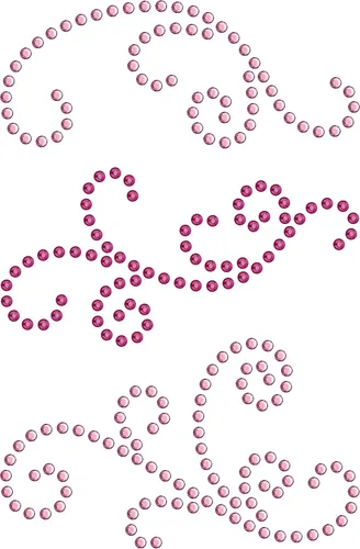 Miniatura 2 de Juego de plantillas magnéticas de diamantes de imitación - Florece 002