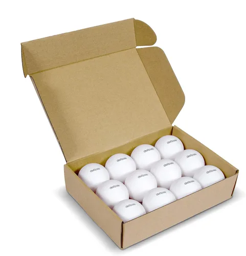 Miniatura 4 de GoSports Pelotas de tenis de mesa XL de 2.165 in, paquete de 12 pelotas de tenis de mesa jumbo para entrenamiento u otros juegos de lanzamiento