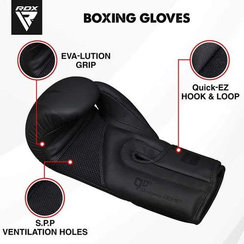 Miniatura 2 de RDX Guantes de boxeo Sparring Muay Thai Pro Training, Maya Hide Leather, Kickboxing Heavy Punching Bag Focus Mitts Pads Double End Ball Trainout