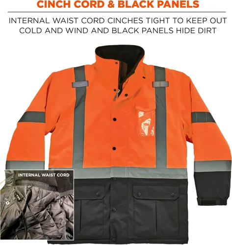 Miniatura 8 de Ergodyne 8384 Parka térmica tipo R Clase 3