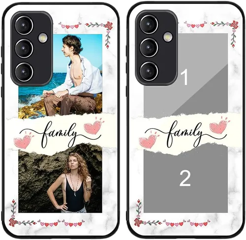 Miniatura 17 de Funda de teléfono personalizada para Samsung Galaxy S22+ / S22 Plus 5G, funda de TPU suave de vidrio templado antiarañazos personalizada con foto