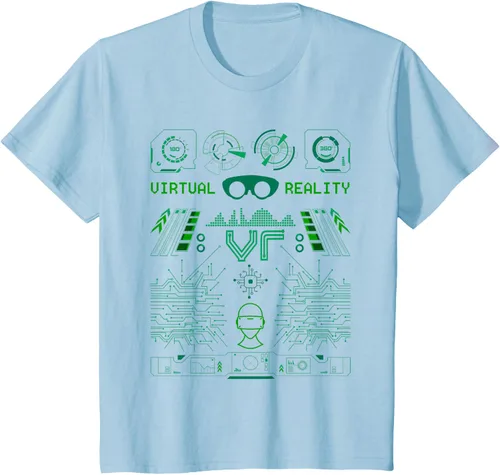 Miniatura 7 de Camiseta de realidad virtual VR Retro Gamers, Negro, S