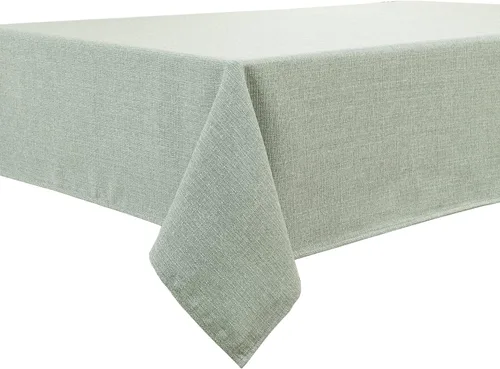 Miniatura 41 de BALCONY & FALCON Mantel rectangular lavable, resistente a las arrugas e impermeable, mantel decorativo de tela de lino para comedor, fiestas