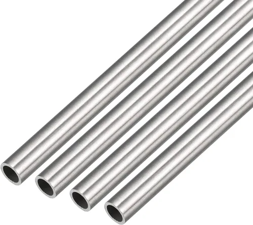 Miniatura 8 de METALLIXITY Tubo de acero inoxidable 304 (0.039 in de diámetro exterior x 0.008 in de pared T x 9.843 in de largo), 4 piezas, tubo recto