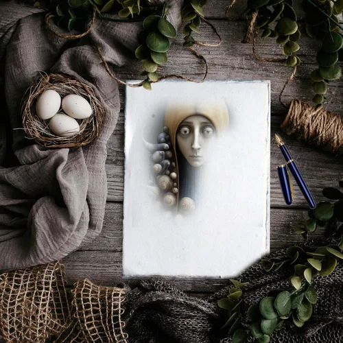 Miniatura 8 de 50 paquetes de papel de acuarela de algodón con borde de cubierta 200 GSM papel de acuarela texturizado en bruto para escribir Blanco roto