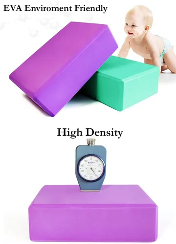 Miniatura 5 de DreamHigh Yoga Bloque de Ladrillo Espuma Deporte Salud Casa Ejercicio Gimnasio Rosado