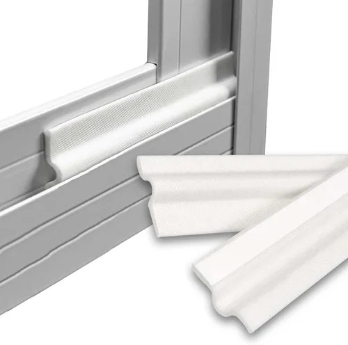 Miniatura 8 de Burlete de 26 pies para ventanas/puertas, tira de sellado de espuma autoadhesiva para corrientes de aire de ventanas, sellado de huecos