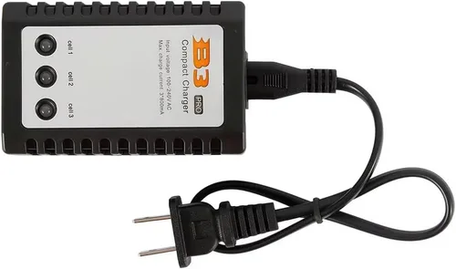 Lipo Cargador de batería (B3 PRO) 2S-3S Cargador de equilibrio remoto AC 7.4-11.1V 10W Cargador compacto de polímero de litio RC Car Compatible con