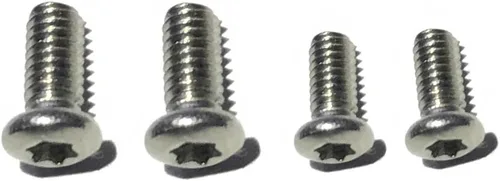 Miniatura 2 de HKUCO Tornillos de repuesto 4 piezas de acero inoxidable para gafas de sol Juliet, plateado