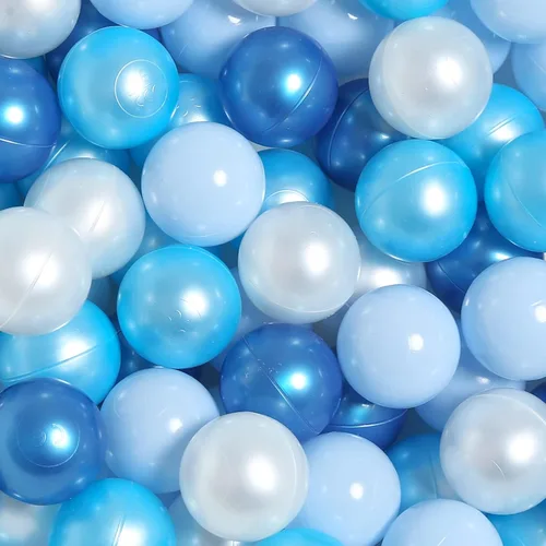 Miniatura 11 de TRENDPLAY Pelotas de Plástico para Pozos de Pelotas de 2.2 Pulgadas, Paquete de 50 100 200 500 Pelotas Huecas, Perfectas para Piscinas de Bebés