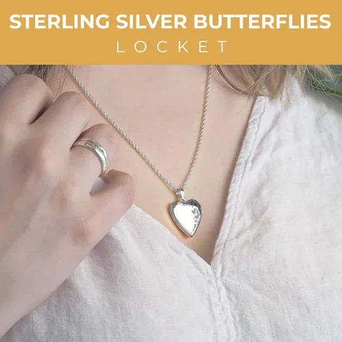 Miniatura 2 de Collar con medallón de fotos en forma de corazón, 34 pulgadas x 34 pulgadas, incluye cadena de 18 pulgadas, collares personalizados para mujeres