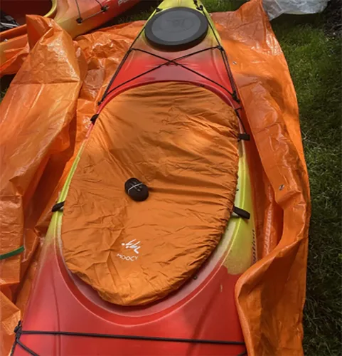 Miniatura 7 de Universal Kayak Cockpit Covers,Drape Waterproof Seal Cockpit Protector Kayak Hatch Covers for Indoor and Outdoor Storage Keep Hatch Hole Seat Clean