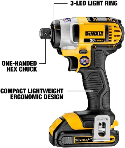 Miniatura 4 de DEWALT Kit combinado de 20 V MAX, kit combinado de herramientas eléctricas, compacto de 6 herramientas (DCK620D2)