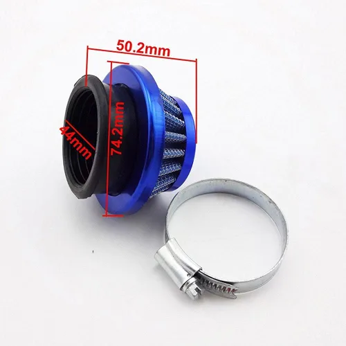 Miniatura 5 de Fuerdi carburador de 44 mm con filtro de aire para minimotocicleta de cross, cuatriciclo, minimotocicleta y escúter de 47 y 49 cc