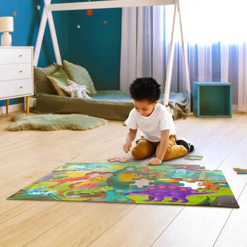 Miniatura 3 de B. toys Juego de rompecabezas - Juego clásico con diseños coloridos - Juguetes educativos y de desarrollo para más de 3 años - Paquete de 3