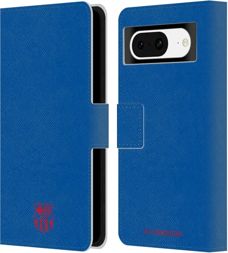 Miniatura 10 de Head Case Designs Officially Licensed FC Barcelona Barca Crest Patterns Leather Wallet Case Compatible with Google Pixel 8