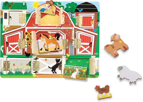 Miniatura 9 de Melissa & Doug–Granja magnética, juego de escondidas, Multicolor