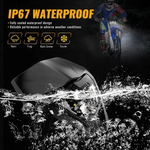 Miniatura 5 de Kit de faro delantero LED para motocicleta con DRL, compatible con 2013-2023 WR250F 400F 426F 450F, WR250 400 426 450 TTR XT MX, la mayoría