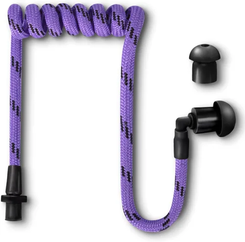 Miniatura 27 de Tubeez Walkie Talkie Auricular con tapones negros para los oídos – Tubo roscado de bloqueo de humedad que se adapta a cualquier auricular de radio