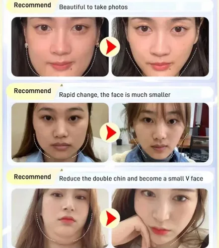 Miniatura 6 de Máscara de sueño para esculpir la cara de belleza, máscara facial que moldea la línea V, máscara de elevación facial con correa adelgazante