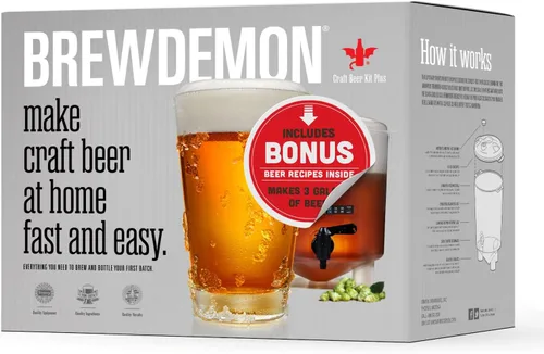 Miniatura 9 de Kit de cerveza premium con botellas: fermentador cónico elimina los sedimentos y hace una cerveza casera de gran sabor - Recetas Pilsner, Stout e