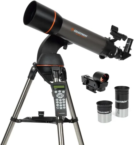 Celestron - NexStar 102SLT Telescopio Computarizado - Compacto y Portátil - Diseño Óptico de Refractores - Tecnología SkyAlign - Control de Mano