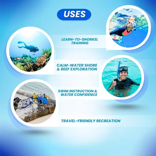 Miniatura 8 de Scuba Choice Juego de máscara de snorkel y esnórquel