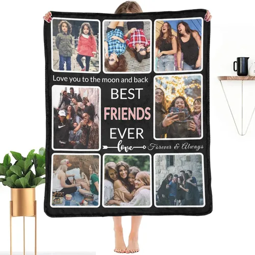 Miniatura 32 de Regalos para Tías Manta Personalizada con Foto, Haz una Manta Personalizada para Tías con Imagen Recuerdos Personalizados Souvenir Manta de Las