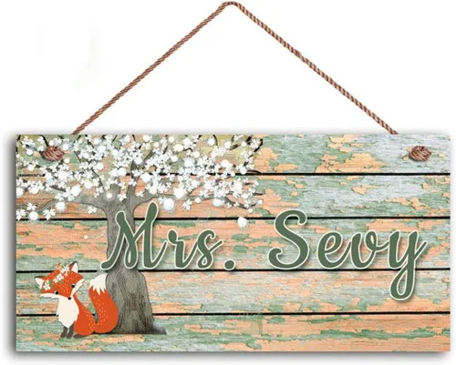 Miniatura 12 de XIUXZMM Letrero de avión, letrero personalizado de avión volador de león, nombre del niño, letrero de puerta para niños, decoración de pared