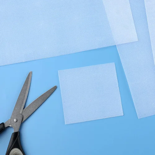 Miniatura 5 de 6 hojas de lona de malla de plástico, 14 CT transparentes para hacer bordados, pantalla Aida de punto de cruz para manualidades, proyectos
