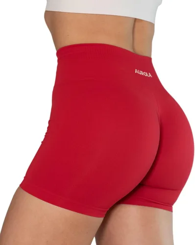 Miniatura 5 de AUROLA Dream Collection - Pantalones cortos de entrenamiento para mujer, cintura alta, pantalones cortos atléticos sin costuras
