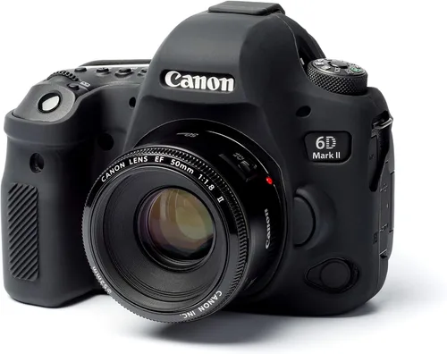Miniatura 3 de easyCover Funda protectora de silicona para cámara Canon 6D Mark II, color negro