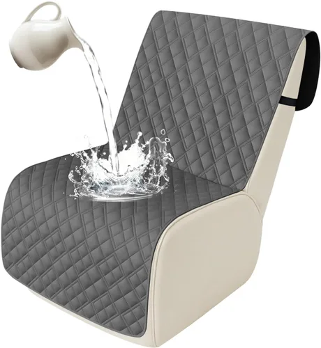 Miniatura 85 de Arfntevss Fundas de sofá modular reclinable, 100% impermeable, en forma de L, para sillón reclinable en forma de L, funda seccional lavable