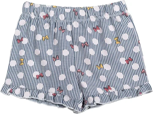 Miniatura 5 de Disney Minnie Mouse - Conjunto de camiseta floral arcoíris y pantalones cortos de cambray, tallas de bebé a niño grande (12 meses - 14-16)