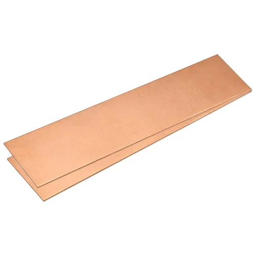 Miniatura 9 de uxcell Hoja de cobre puro, 4 piezas de 2 "x 2" x 0.02 "Placa de metal de cobre de calibre 24 T2 para manualidades, reparaciones eléctricas, industria