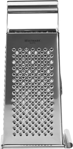 Miniatura 2 de Westmark 11382270 Rallador de acero inoxidable de 4 caras para queso, verduras y más viene con una diapositiva en la parte inferior para cerrar