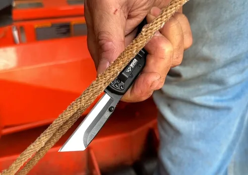 Miniatura 7 de OUTDOOR EDGE 2.5" RAZOR-WORK - Cuchillo plegable de utilidad con hoja reemplazable RazorSafe (Negro, 2 hojas)