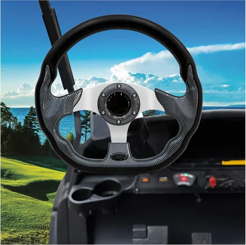 Miniatura 10 de Volante para carrito de golf compatible con EZGO RXV & TXT, Club Car DS, Club Car Precedent, Yamaha, la mayoría de los carritos de golf