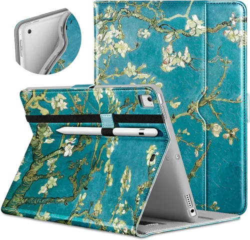 Miniatura 9 de DTTO para iPad de 9.7 pulgadas 5ª/6ª generación 2018/2017 con soporte para Apple Pencil, funda de piel premium con función atril para iPad de 9.7