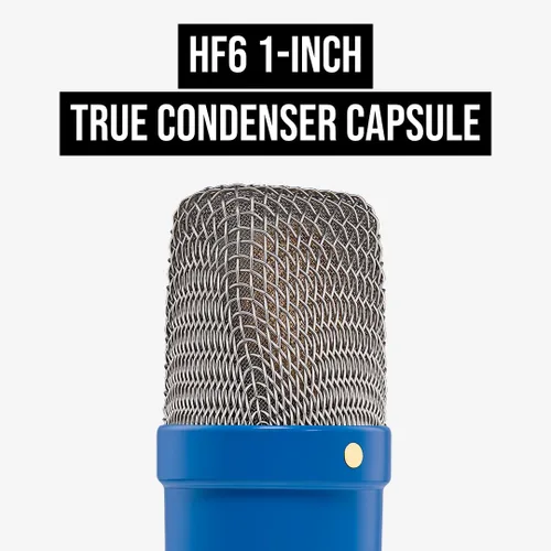 Miniatura 5 de RØDE NT1 Signature Series Micrófono condensador de gran diafragma con soporte de choque, filtro pop y cable XLR para producción de música, grabación