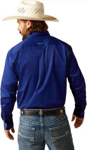 Miniatura 103 de Ariat Camisa de sarga con logotipo del equipo para hombre