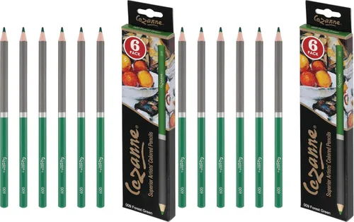 Miniatura 33 de Cezanne Creative Mark - Lápices de colores de primera calidad, tierra italiana, paquete de 6 lápices de dibujo altamente pigmentados, lápices
