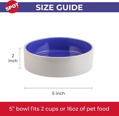 Miniatura 4 de Plato de cerámica para perro, gris