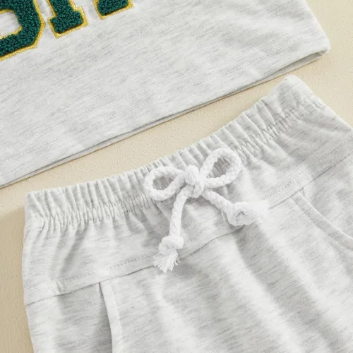 Miniatura 7 de YINGISFITM Conjunto de pantalones cortos de verano a juego para hermanahermanohermanohermanohermano