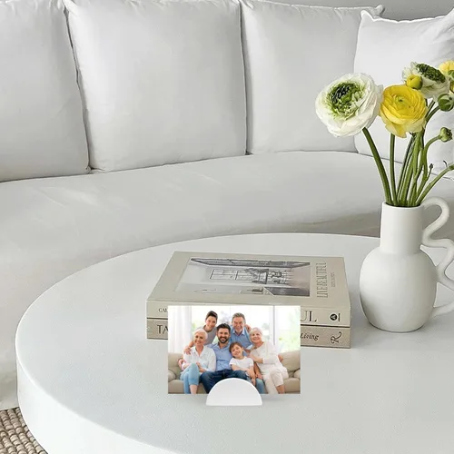 Miniatura 7 de 48 soportes blancos para números de mesa, soporte ligero de madera para nombres de mesa de boda, tarjeteros de tamaño pequeño, diseño semicircular