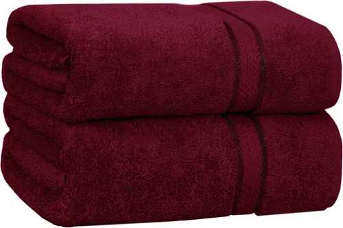 Miniatura 33 de Cotton Craft colección juego de 2 piezas ultra suaves, tamaño grande, 100% algodón, toalla de baño Verde azulado