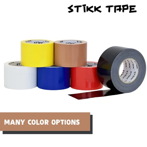 Miniatura 6 de Cinta Adhesiva STIKK - Cinta de Pato Color Miel - 7.6 cm x 22.86 metros - Cinta Resistente para Reparaciones, Proyectos Domésticos - para HVAC Beige